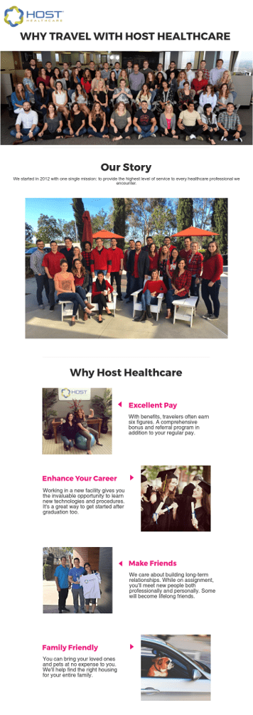 Traveling with host healthcare