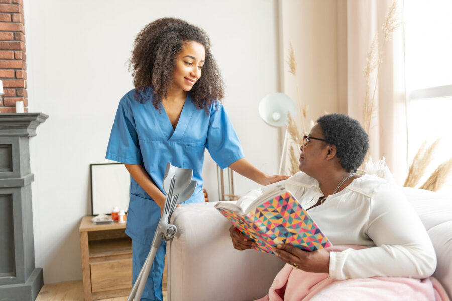 Certified Nursing Assistant working at an assisted living facility